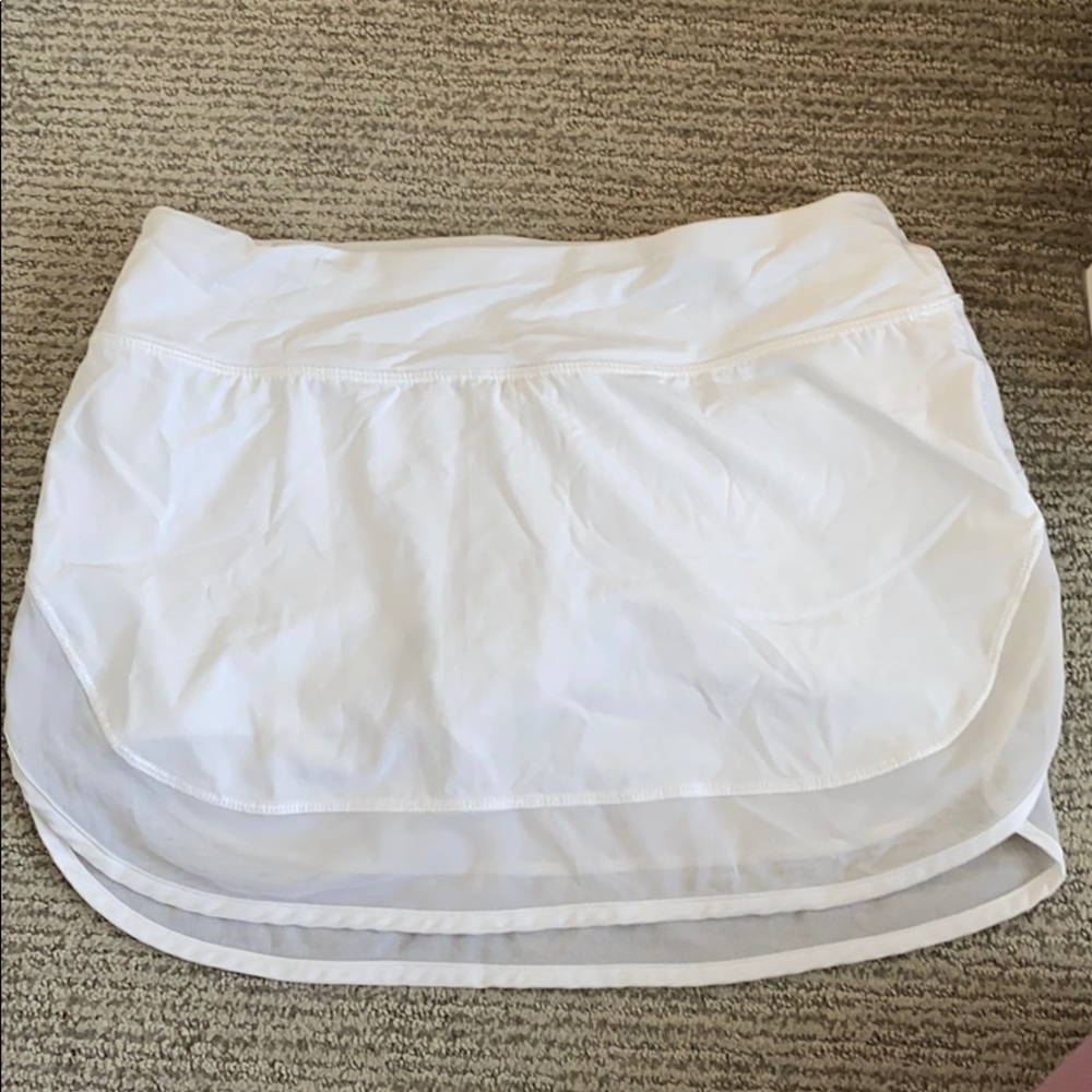 White Lululemon Skirt